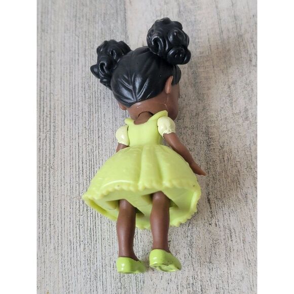 Disney Tiana toddler Princess Frog glitter mini doll Pixar toy figure - Picture 4 of 4